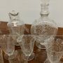 Antique 33-piece crystal baccarat set, late 19th century