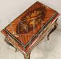 Antique Napoleon III jardiniere planter coffee table with inlays