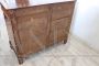 Antique Louis Philippe period walnut dresser with turned corners