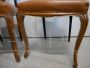 Set of 6 Chippendale style upholstered 50's chairs