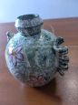 Deruta ceramic amphora vase signed G. Lamincia