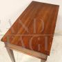 Antique Empire desk, side table or console in walnut and cherry, 19th century Italy