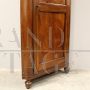 Louis Philippe cantonal corner unit in walnut, 19th century Italy