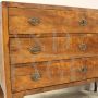 Antique Italian chest of drawers from the 18th century - Directoire era in walnut