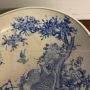 Large antique Japanese porcelain plate from the Meiji period