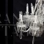 Murano glass chandelier with crystal drops from the early 1900s