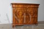 Antique 19th century capuchin dresser in solid blond walnut and briar