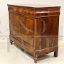 Antique Louis Philippe capuchin chest of drawers in walnut, Emilia - Italy 19th century