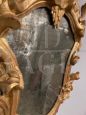 Antique baroque style gold leaf mirror, 18th century