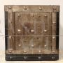 Antique Italian studded safe from the 19th century