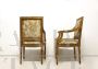 Pair of Louis XVI Baroque armchairs