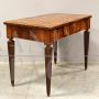 Antique 18th century desk or console table in inlaid walnut