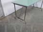 Vintage green formica folding table, 1960s