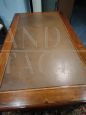 Antique 18th century Italian Lombard desk in inlaid walnut