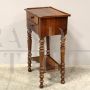 Antique Louis Philippe period bedside table or side table in walnut, 19th century