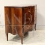 Antique Louis XV chest of drawers in walnut, 18th century Italy