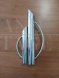 Gio Ponti style stainless steel vase