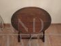 Antique coffee table with flaps from the Edward VII period in solid oak