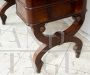 Antique Louis Philippe desk in mahogany feather with leather top