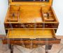 Antique French Charles X sewing table in fine exotic wood