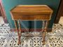 Antique Louis Philippe side table or bedside table with drawer