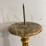 Antique 18th century candle holder with mecca gilding