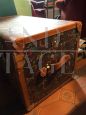 Vintage leather trunk signed Piero Guidi