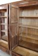 Large antique 4-door walnut wardrobe from the 19th century