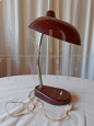 Seminara brown office lamp, 1960s