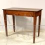 Directoire console table desk from Italy 18th century in walnut