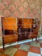 Design sideboard by Osvaldo Borsani in rosewood and mahogany