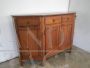 Notched sideboard in cherry wood, Venetian manufacture from the 50s