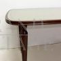 1930s Art Deco dining table with glass top