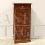 Mahogany roller shutter archive filing cabinet