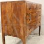 Antique Italian chest of drawers from the 18th century - Directoire era in walnut