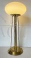 Pair of vintage brass table lamps, mid-century design from the 1970s