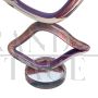 Abstract sculpture in pink Murano glass attributed to Alessandro Barbaro