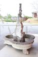 Large garden fountain with statue, 1930s