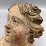 ANTIQUE HEAD OF A BLESSING CHILD, TERRACOTTA, XVIIIth CENTURY