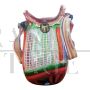 Multicolored Murano glass handbag sculpture by Colizza