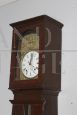 Antique painted grandfather clock from the mid-19th century