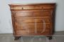 Antique carved chest of drawers from the Charles X era, Casal Monferrato 1820                            