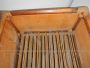 Wicker vase holder trolley from the 1960s