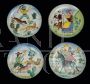 Group of four Vietri ceramic plates signed C.A.S.