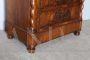 Small antique Tuscan carved dresser with drop-down drawer