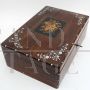 Antique Napoleon III jewelery box with mother-of-pearl inlays