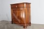 Antique Louis Philippe sideboard small cabinet in solid walnut, 1850