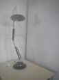 Emmedi industrial table lamp in white metal, 1960s