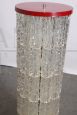 Vintage modern design 1970s column floor lamp