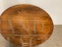 Antique round snap top walnut table from the Louis Philippe era - 1850